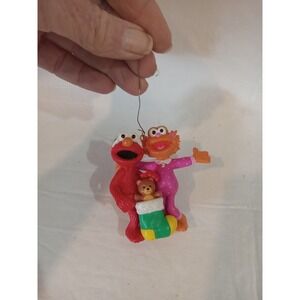 Sesame Street Elmo Zoe Holiday Ornament Christmas Stocking Decoration